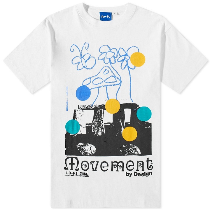 Photo: Lo-Fi Men's Movement By Design T-Shirt in White