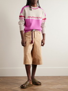 Isabel Marant - Jacquard-Knit Sweater - Pink
