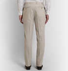 Canali - Beige Kei Slim-Fit Linen and Wool-Blend Suit Trousers - Neutrals