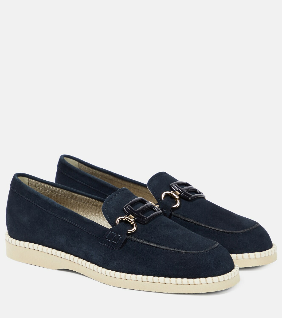 Hogan H642 embellished suede loafers Hogan