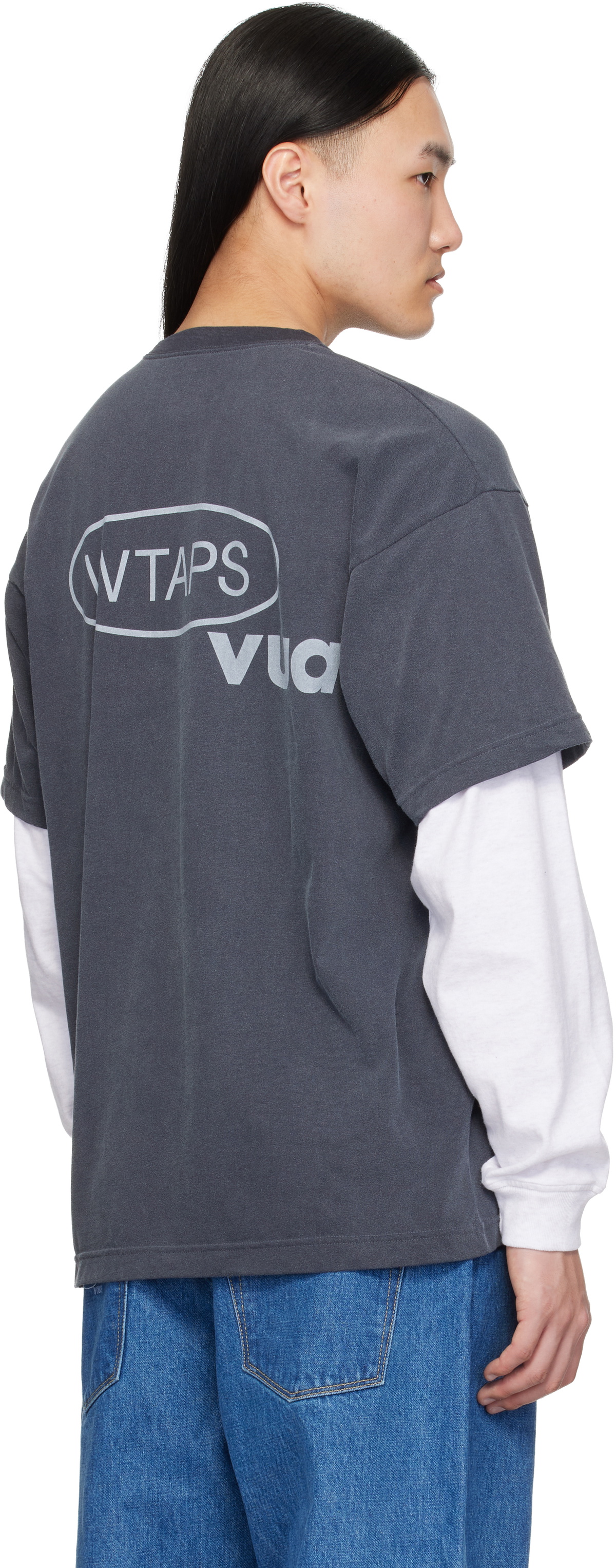 WTAPS SLDR 01 グレー 長袖カットソー WTAPS Gray SLDR Long Sleeve T-shirt WTAPS