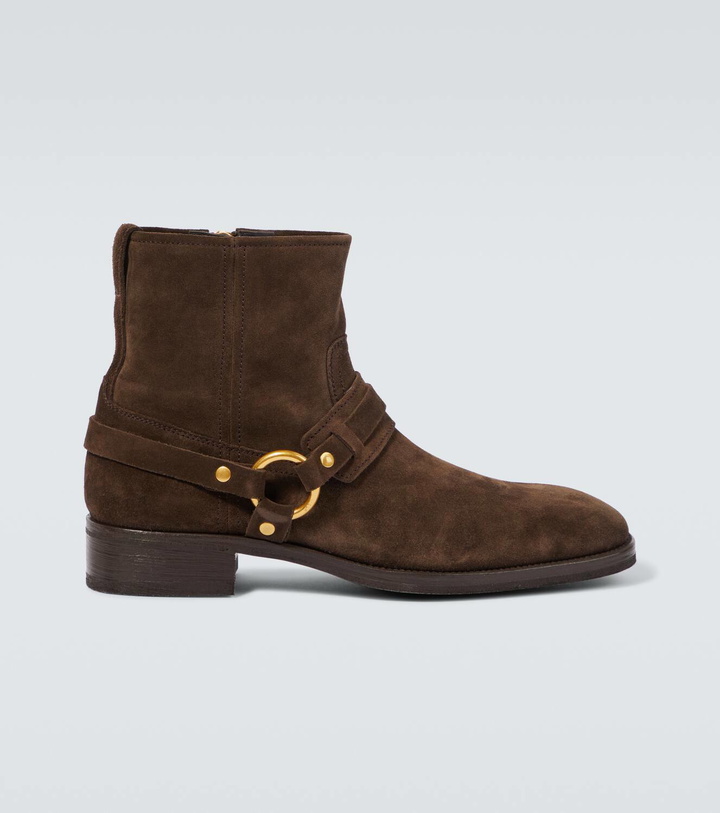 Photo: Tom Ford Cavendish suede biker boots