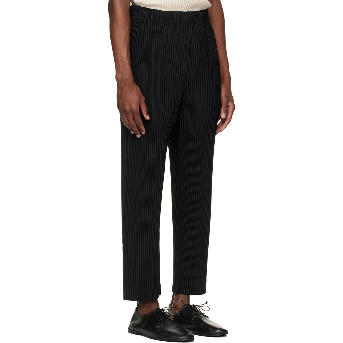 HOMME PLISSÉ ISSEY MIYAKE Black Monthly Colors March Trousers