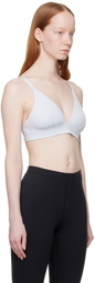 Outdoor Voices Blue Sculpt Hi Apex Sport Bra