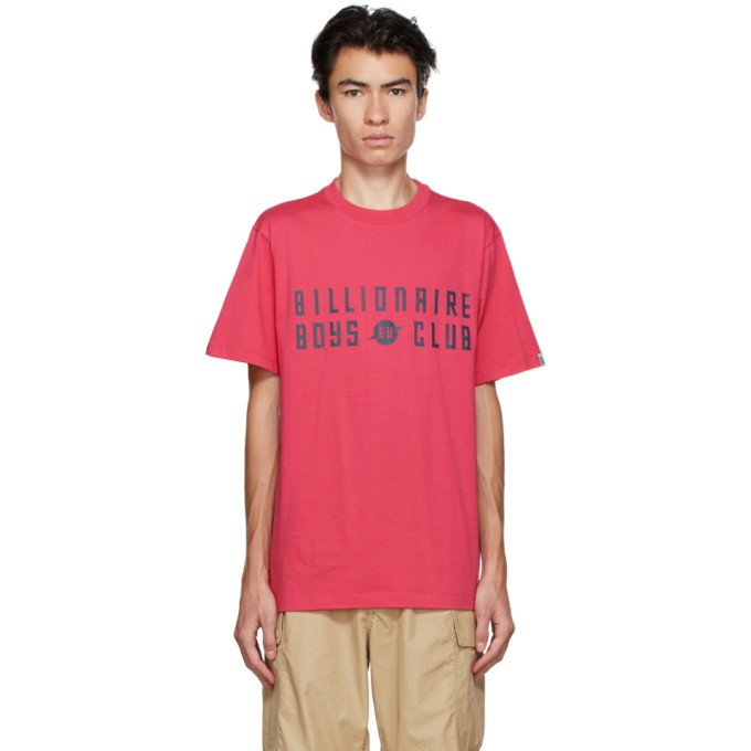 Photo: Billionaire Boys Club Pink EU Logo T-Shirt