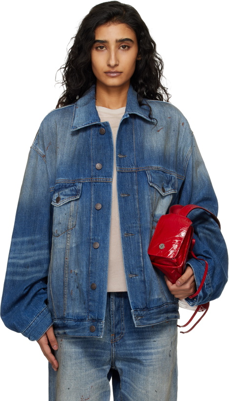 Photo: Acne Studios Blue Robert Trafalgar Denim Jacket