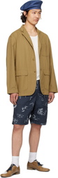 Engineered Garments Navy Fatigue Shorts