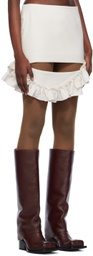 FIDAN NOVRUZOVA Off-White Maya Miniskirt