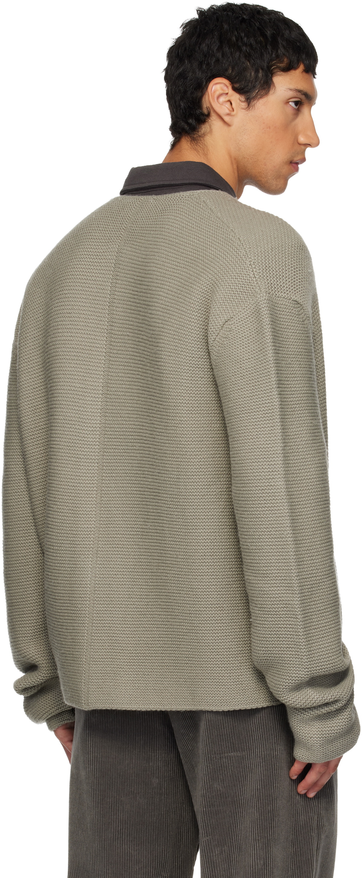 Rier Gray Tyrolean Cardigan
