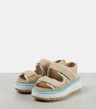 Chloé Lilli leather platform sandals