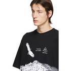 Off-White Black and White Eagle Landscape T-Shirt