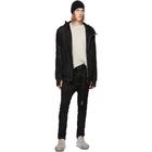 Boris Bidjan Saberi Off-White Rib Knit Resin-Dyed One Piece T-Shirt