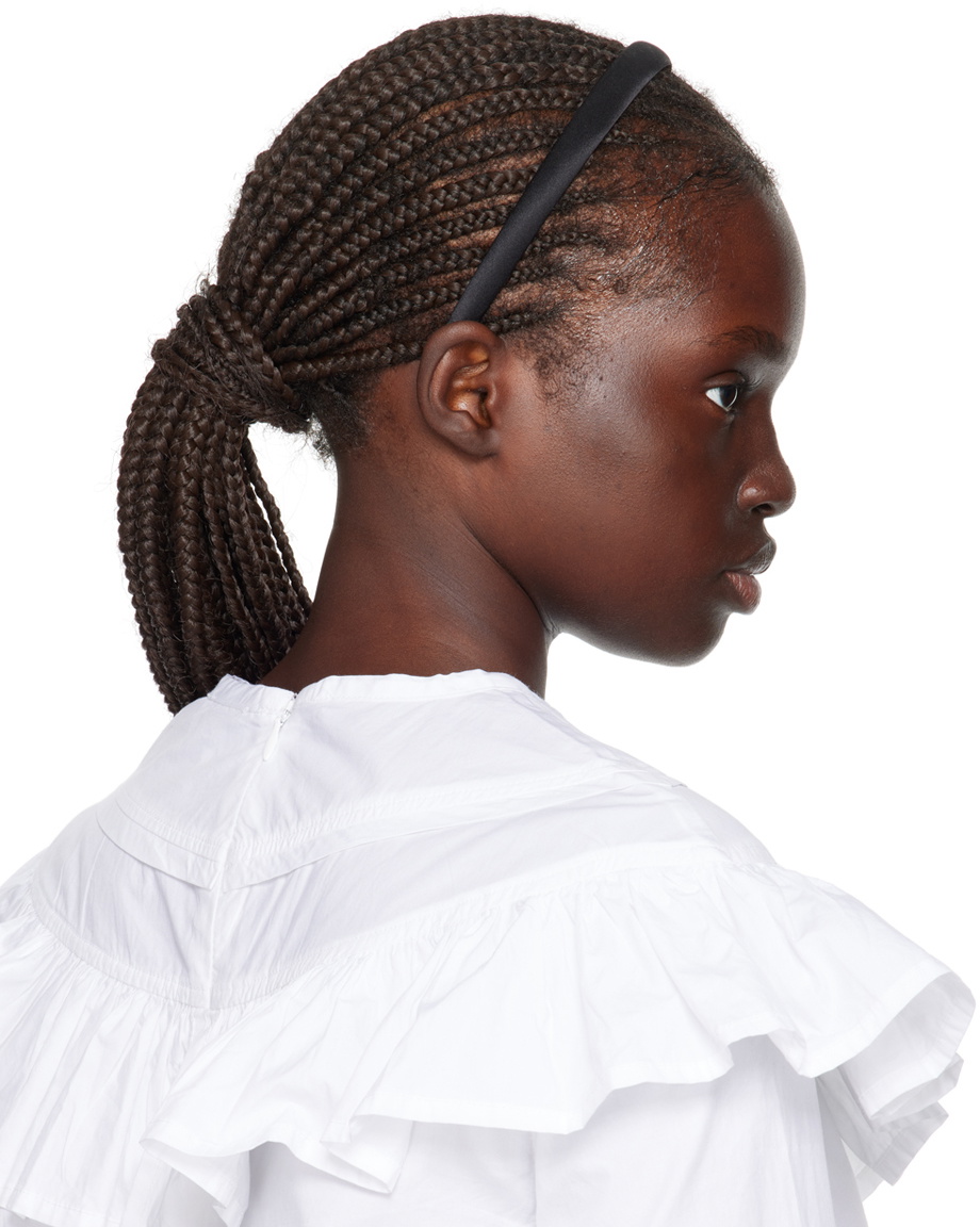 ヘアアクセサリー SOPHIE BUHAI Classic Puffy Headband Sophie Buhai: Black Classic Puffy Headband | SSENSE