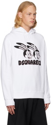 Dsquared2 White Lunar New Year Hoodie