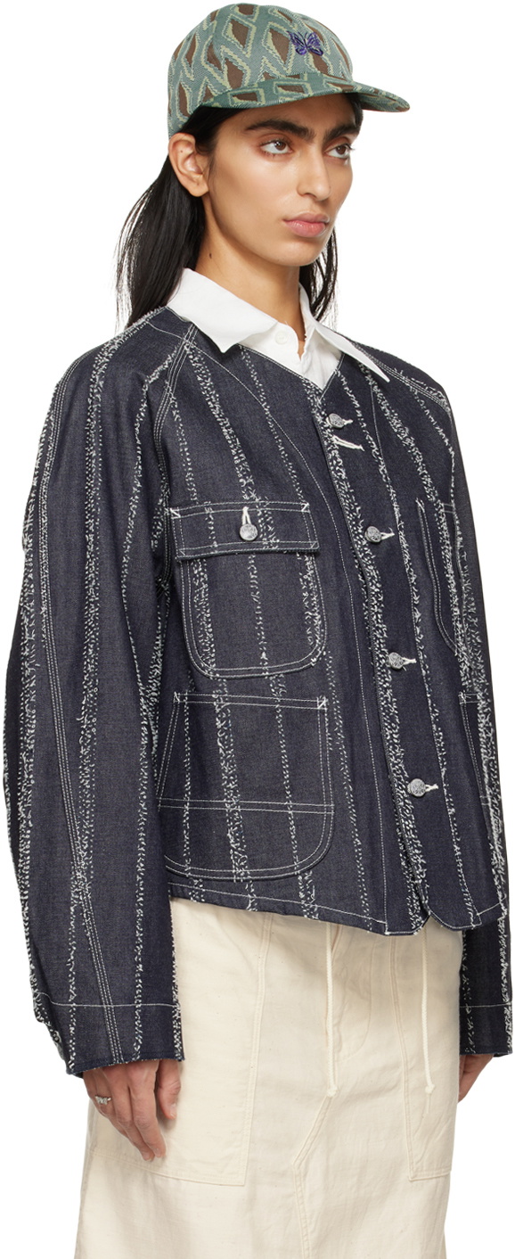 NEEDLES Indigo Short Denim Jacket