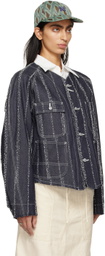 NEEDLES Indigo Short Denim Jacket
