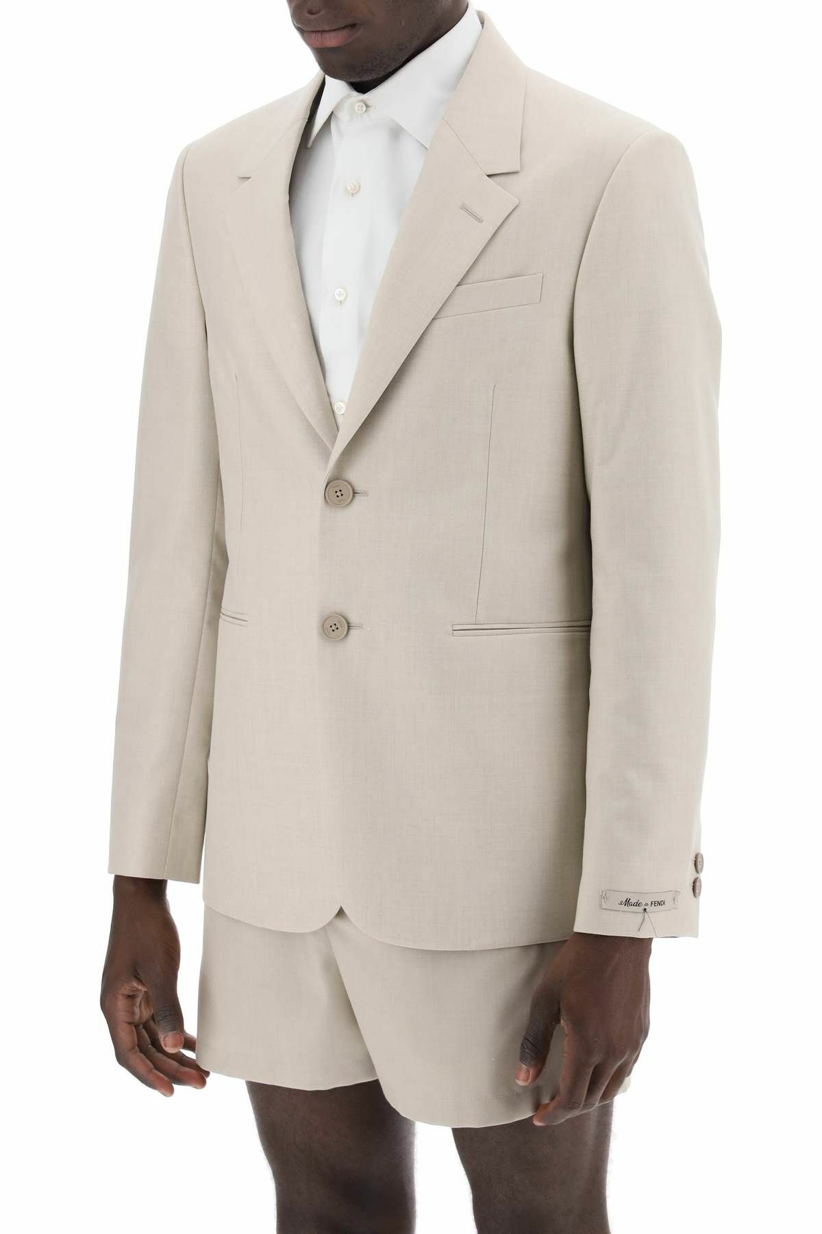 Fendi Blue Wool Blazer