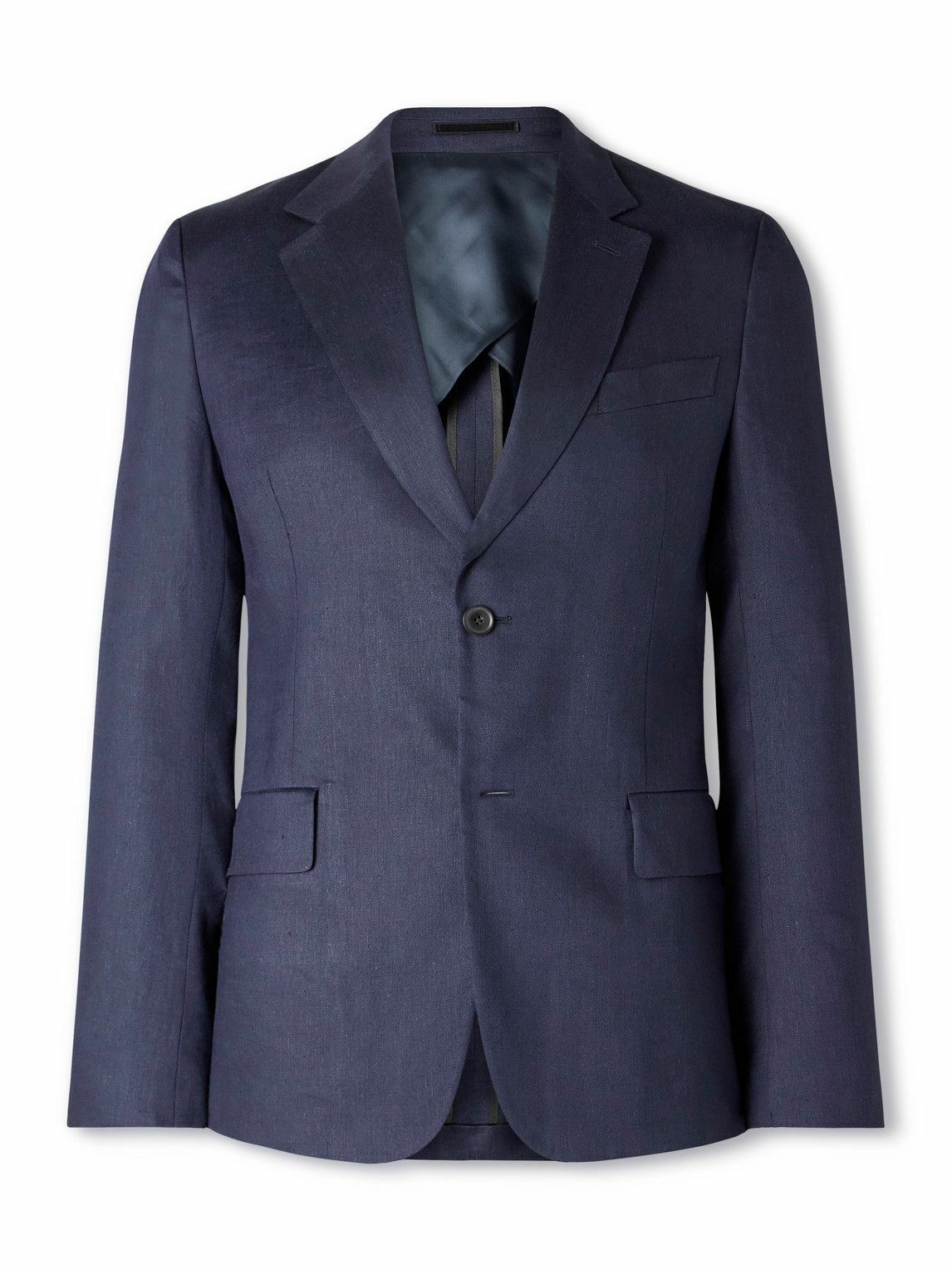 Paul Smith - Slim-Fit Linen and Virgin Wool-Blend Suit Jacket - Blue