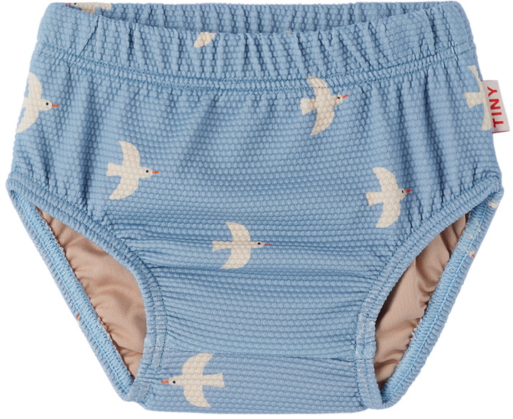 Photo: TINYCOTTONS Baby Blue Birds Bloomers