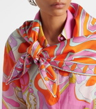 Pucci Labirinto silk twill scarf