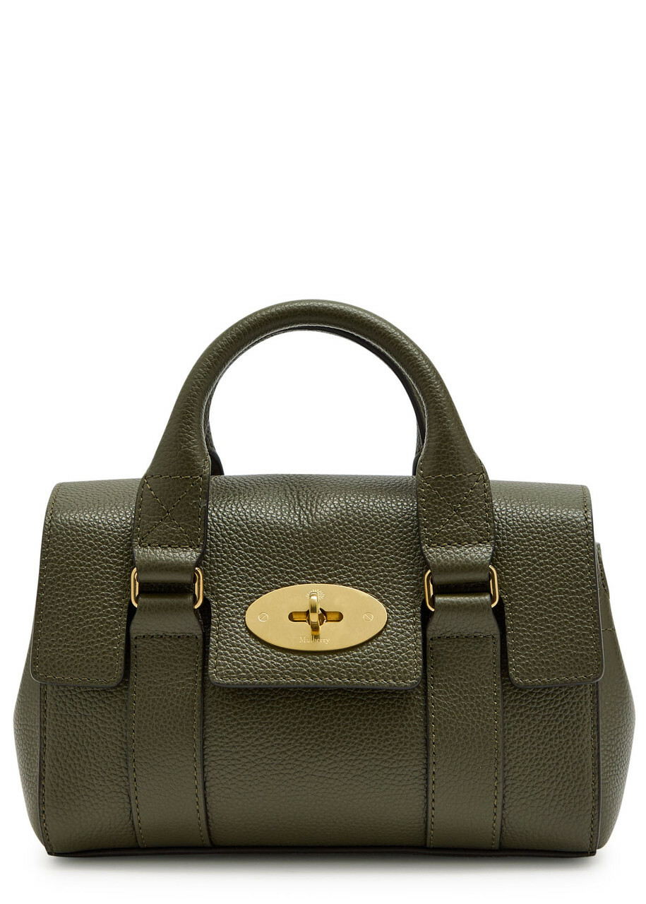 Mulberry Heritage Bayswater Mini Grained Leather Cross-body bag - Green - One Size
