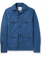 DOPPIAA - Cotton-Twill Overshirt - Blue