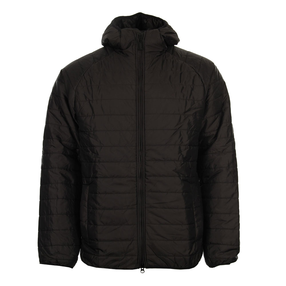 Level Hooded Quilt Jacket - Black