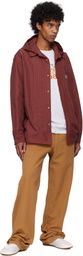 Kijun Red Check Hoodie Shirt