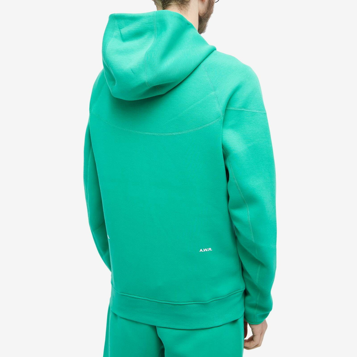 Nike Men's x NOCTA Tech Fleece Full Zip Hoody in Stadium Green/Sail Nike