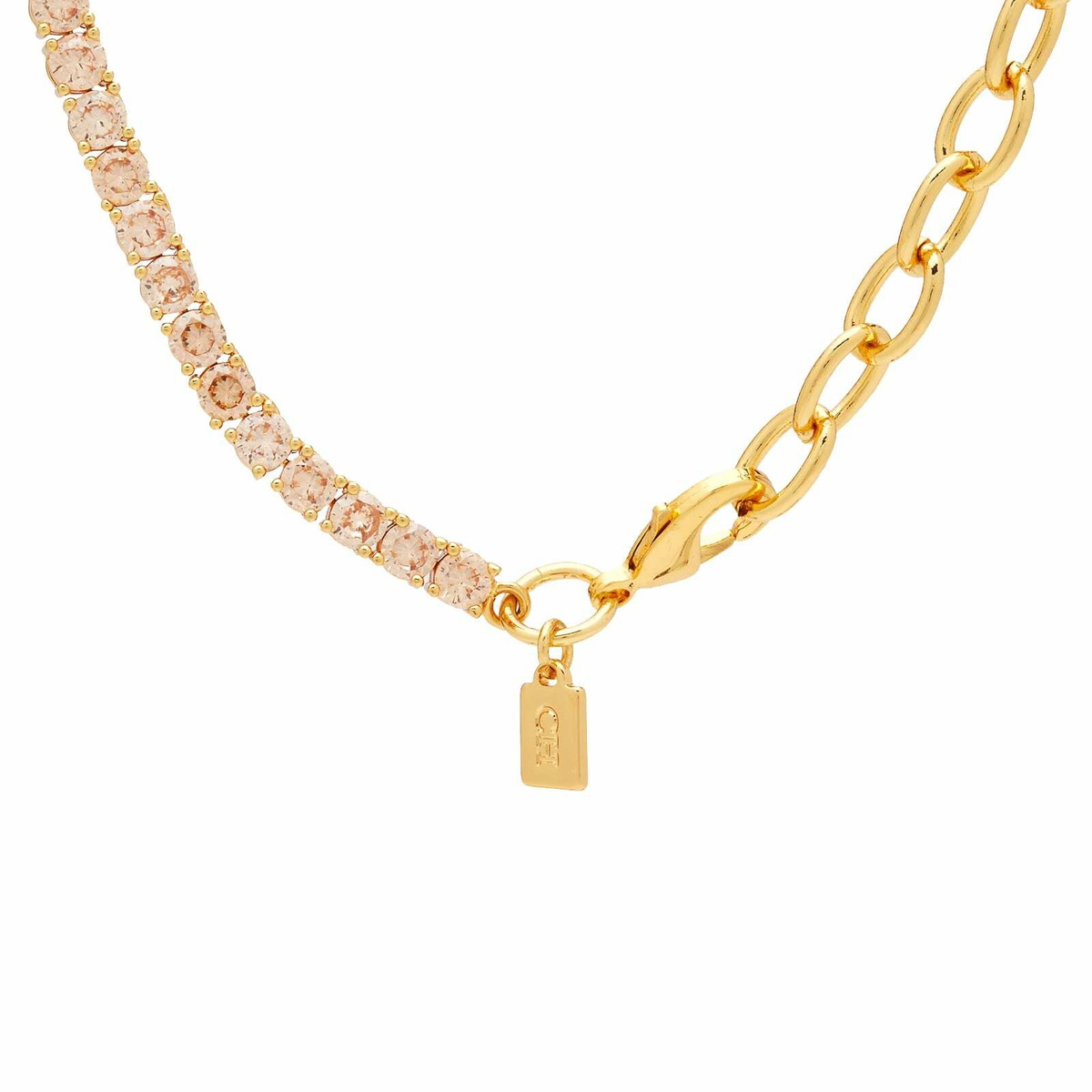 Crystal Haze Women's Serena Necklace in Champagne 