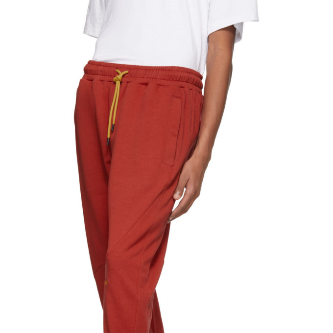 Pyer Moss Red College Slouch Lounge Pants