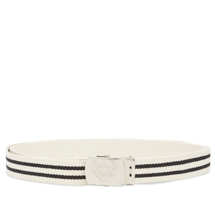 Photo: Human Made Men's Webbed Belt in White 