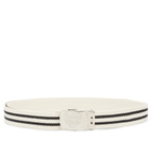 Human Made Men's Webbed Belt in White 
