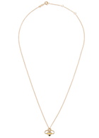 Aliita Bee Brillante 9kt Gold Necklace - Yellow - One Size