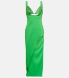 Giuseppe di Morabito Crystal-embellished midi dress