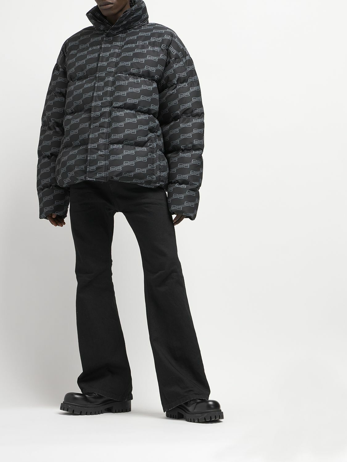 BALENCIAGA - Printed Tech Puffer Jacket Balenciaga