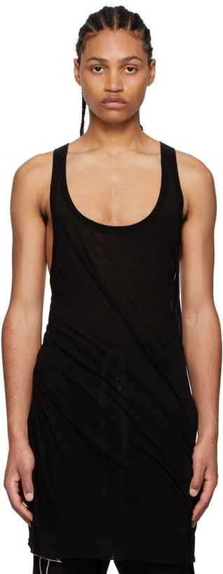 Photo: Rick Owens Black Organic Cotton Tank Top