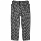Gucci Men's GG Jacquard Trousers in Dark Grey