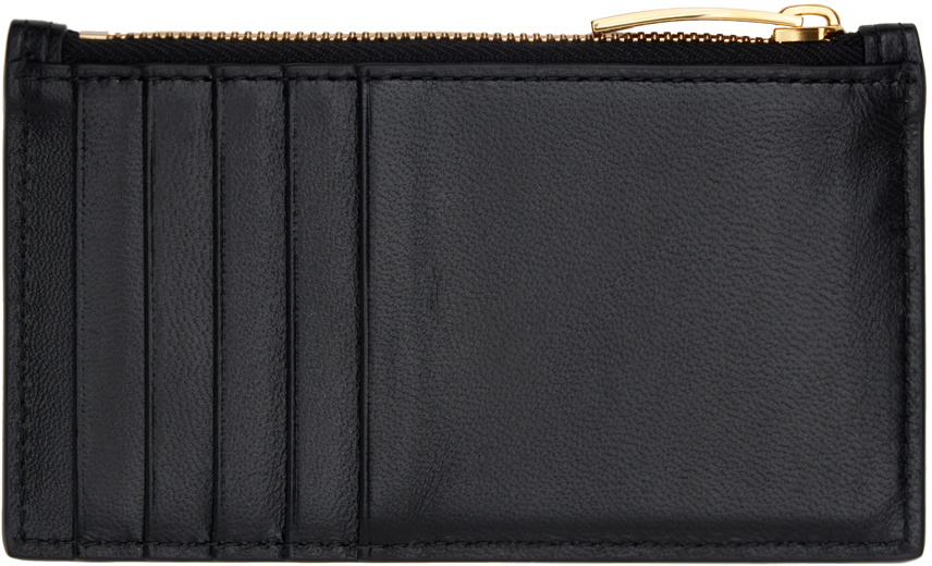 Bottega Veneta Black Cassette Zippered Card Holder Bottega