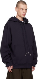 Dries Van Noten Navy Loose Fit Hoodie