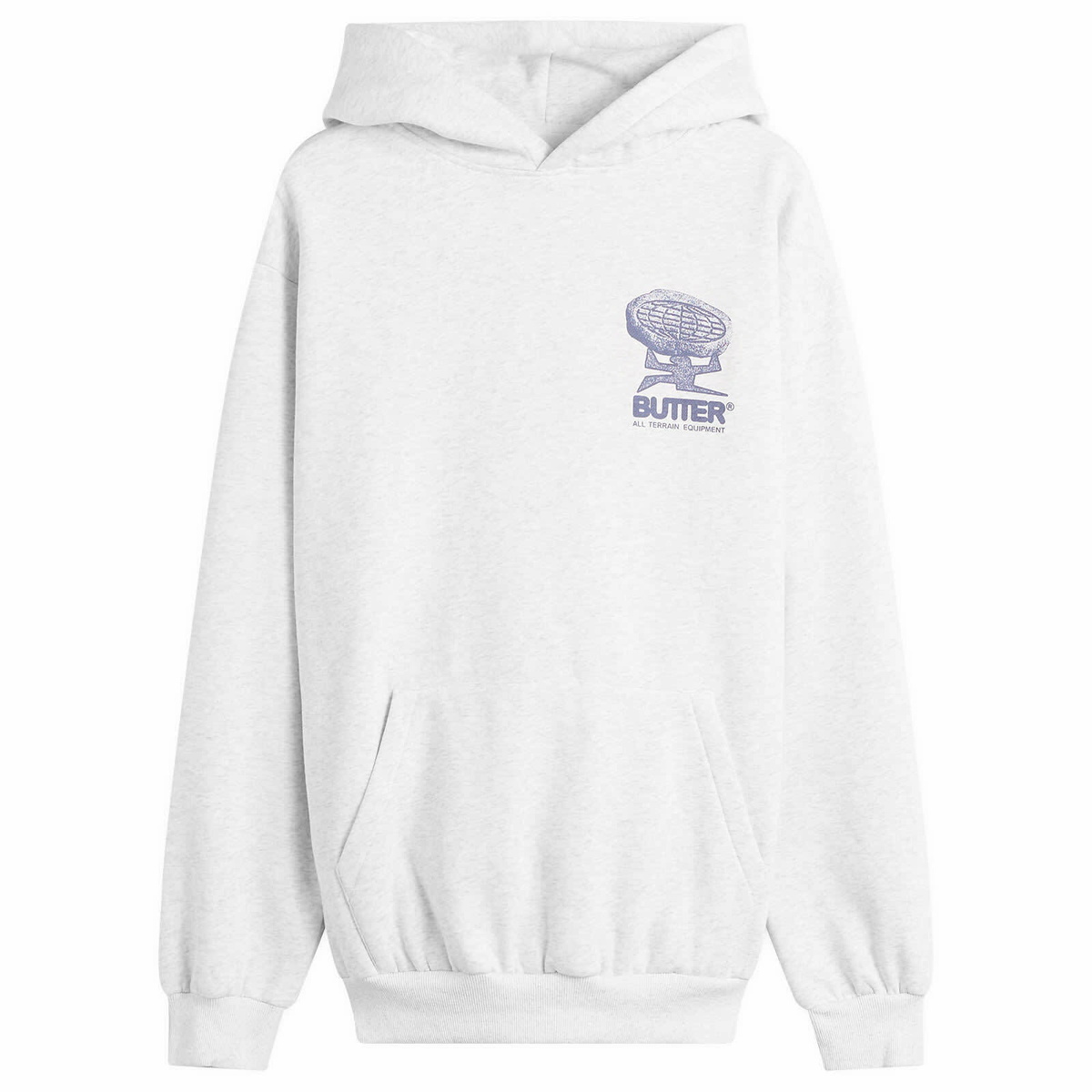 Butter Goods Men's Terrain Hoodie in Ash
