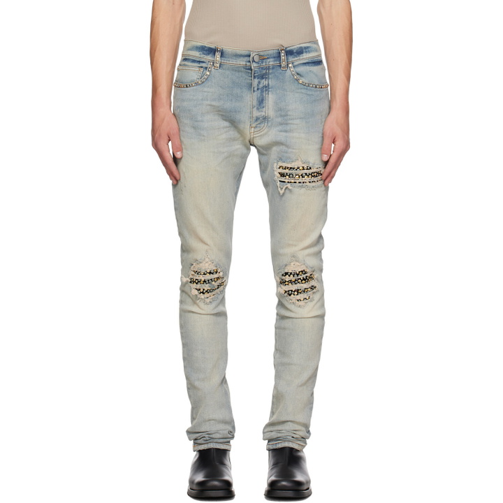 Photo: AMIRI Blue Studs MX1 Jeans