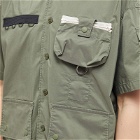 DIGAWEL x F/CE 7 Pocket Short Sleeve Shirt in Green