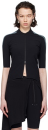 JOHANNA PARV Black Zip Top