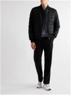 Herno - L'Aviatore Quilted Shell Down Bomber Jacket - Black
