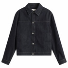 Jil Sander Men's Boxy Denim Jacket in Magnet