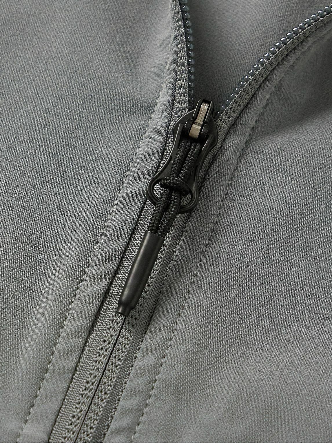 Nike Training - Unlimited Logo-Embroidered Tech-Jersey Hooded Jacket - Gray