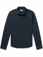 Club Monaco - Cotton-Blend Jersey Shirt - Blue