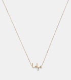 Persée 18kt gold necklace with diamonds