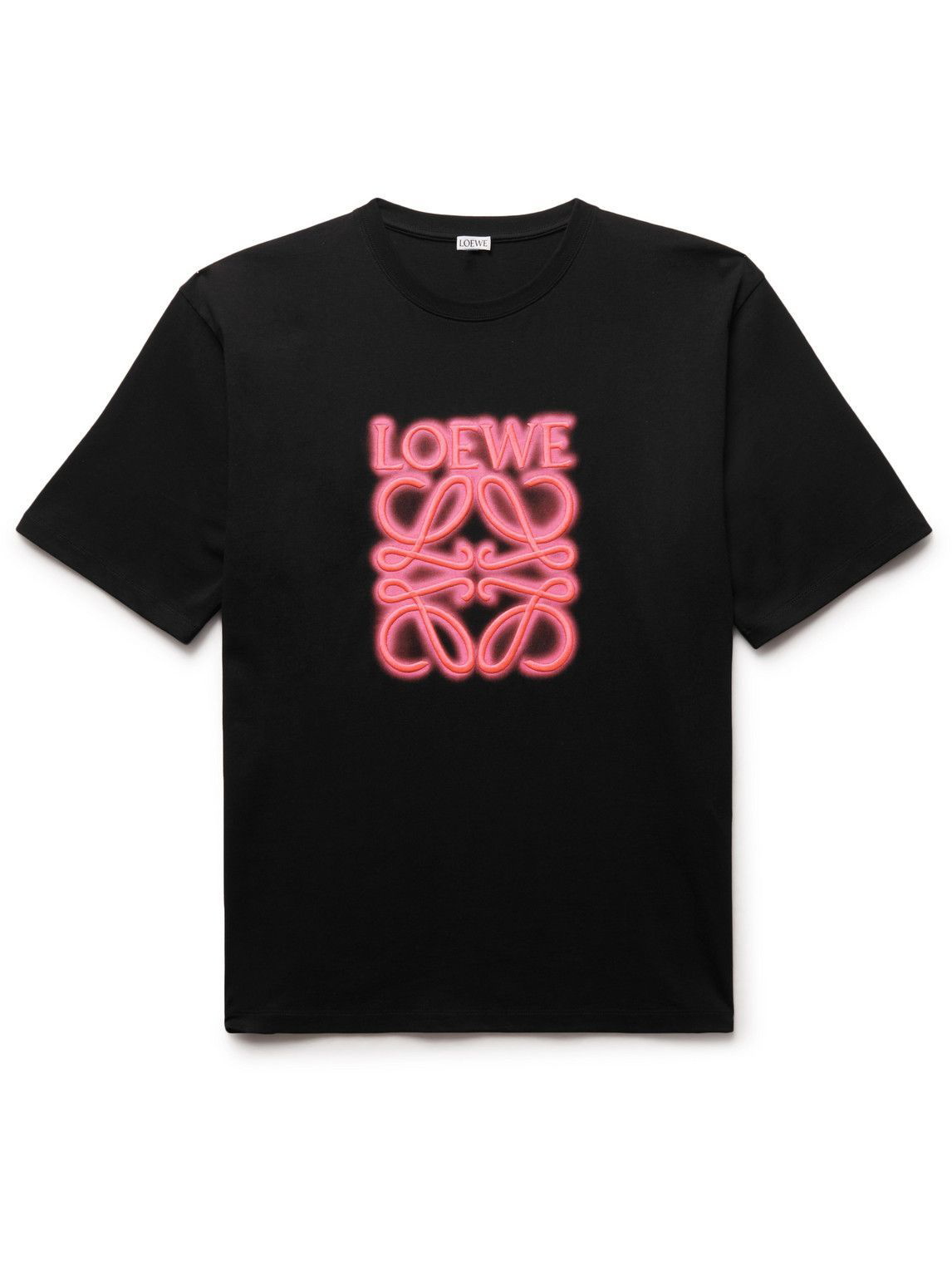 Loewe - Logo-Print Cotton-Jersey T-Shirt - Black Loewe